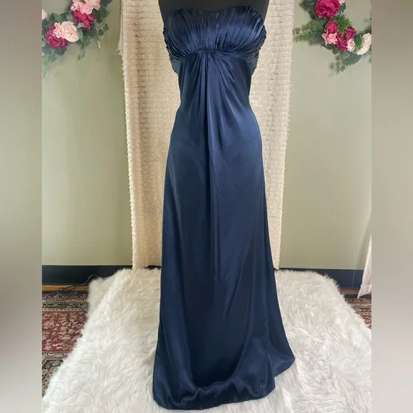blue jay color dress Kennedy Blue In Stock Jay Bridesmaid Dress 4 / Blossom
